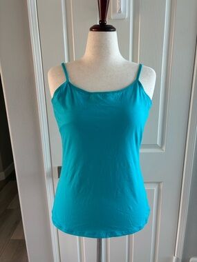 Unbranded | Turquoise Blue Tank with Shelf Bra | XL | Very Good Condition.